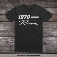 1970 Buick Riviera Classic Car T-Shirt Black / S Model T-Shirt