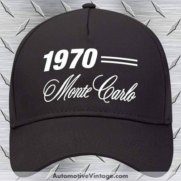 1970 Chevrolet Monte Carlo Classic Car Hat Black Model