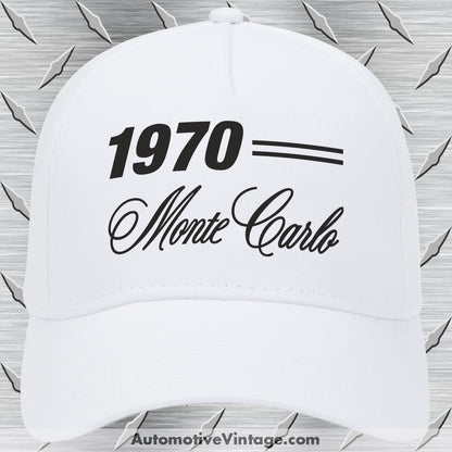 1970 Chevrolet Monte Carlo Classic Car Hat White Model