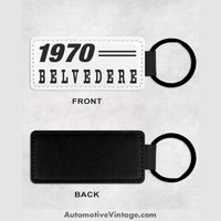 1970 Plymouth Belvedere Leather Car Keychain Model Keychains