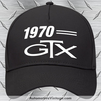 1970 Plymouth GTX Car Model Hat Black Car Model Hat