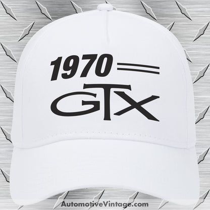 1970 Plymouth GTX Car Model Hat White Car Model Hat