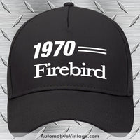 1970 Pontiac Firebird Car Model Hat Black