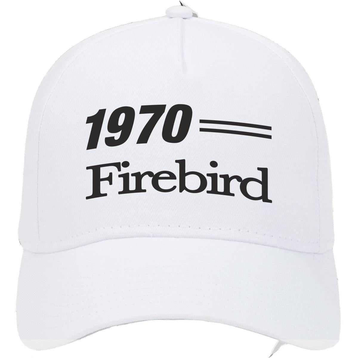 1970 Pontiac Firebird Car Model Hat White