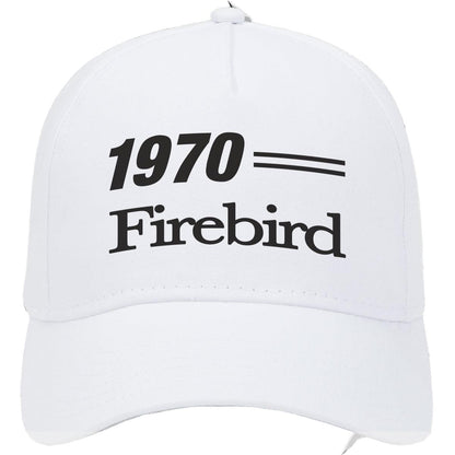 1970 Pontiac Firebird Car Model Hat White