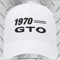 1970 Pontiac Gto Car Model Hat White