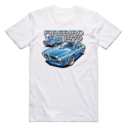 1970 70 Pontiac Firebird Retro Muscle Car T-shirt