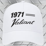 1971 71 Plymouth Valiant Car Hat White Car Model Hat