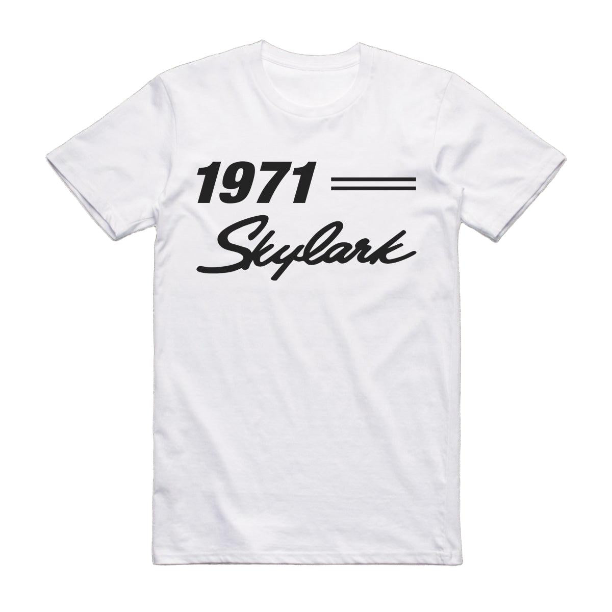 1971 Buick Skylark Classic Car T-Shirt White / S Model T-Shirt