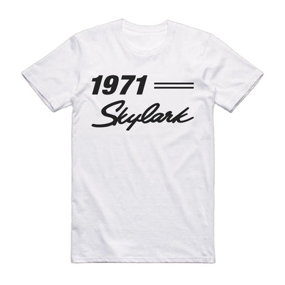 1971 Buick Skylark Classic Car T-Shirt White / S Model T-Shirt