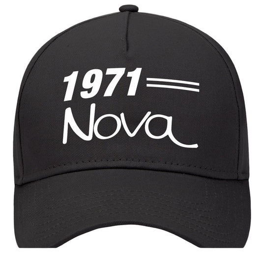 1971 Chevrolet Nova Car Hat Black Model