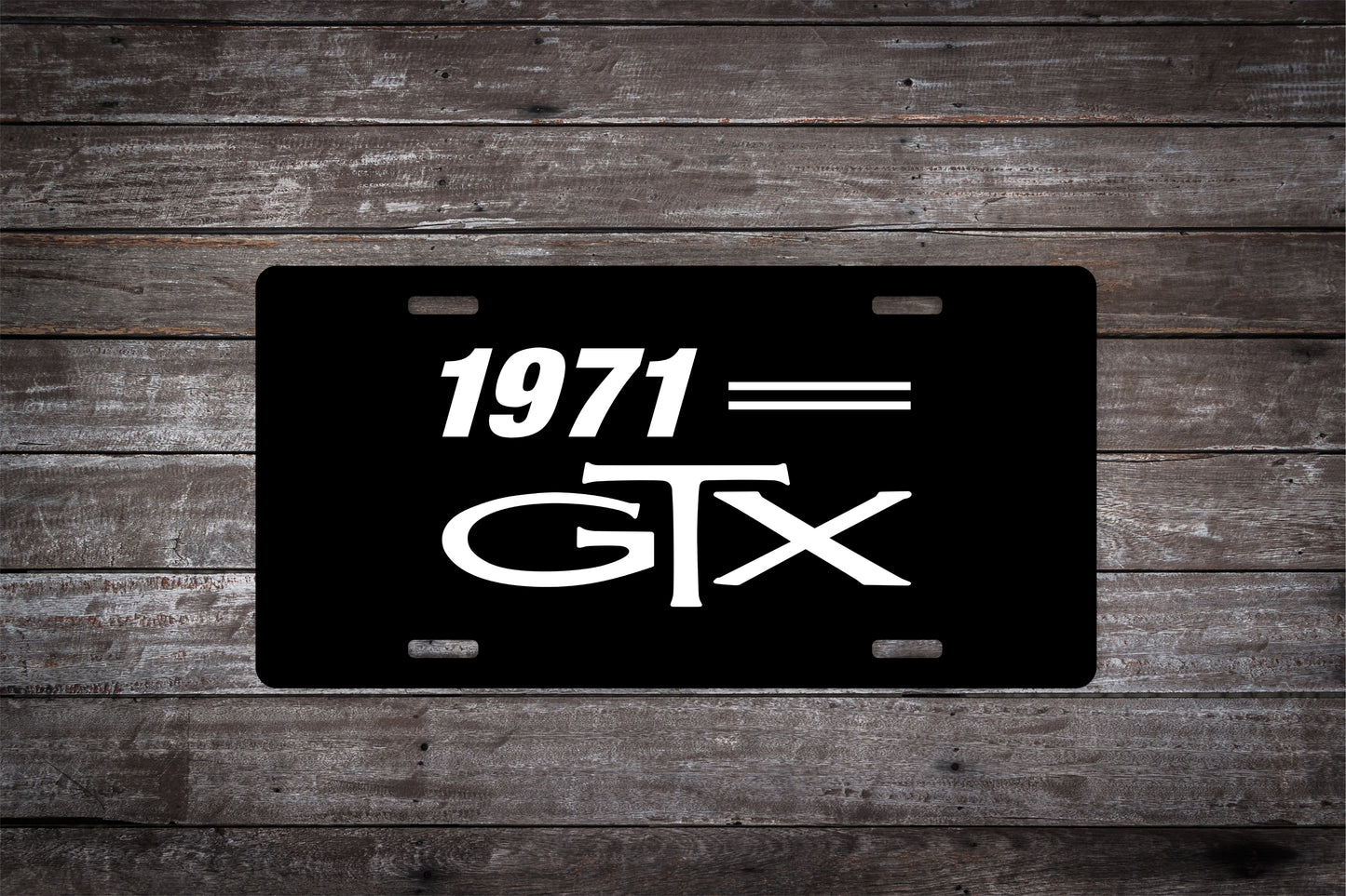 1971 Plymouth GTX Car License Plate