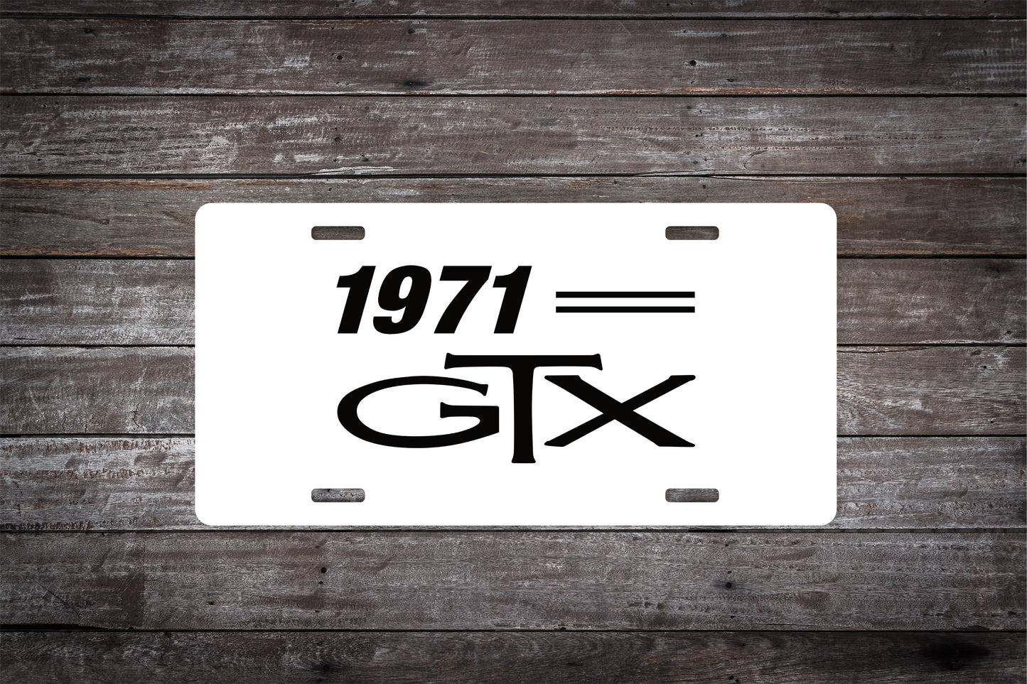 1971 Plymouth GTX Car License Plate