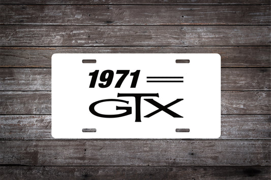 1971 Plymouth GTX Car License Plate