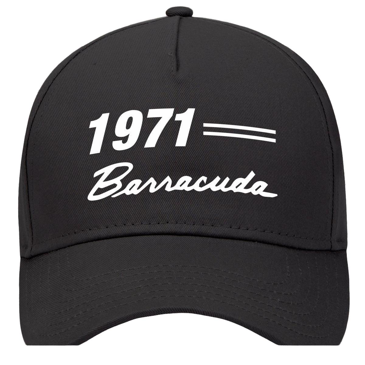 1971 Plymouth Barracuda Car Hat Black Model