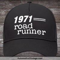 1971 Plymouth Road Runner Car Hat Black Model