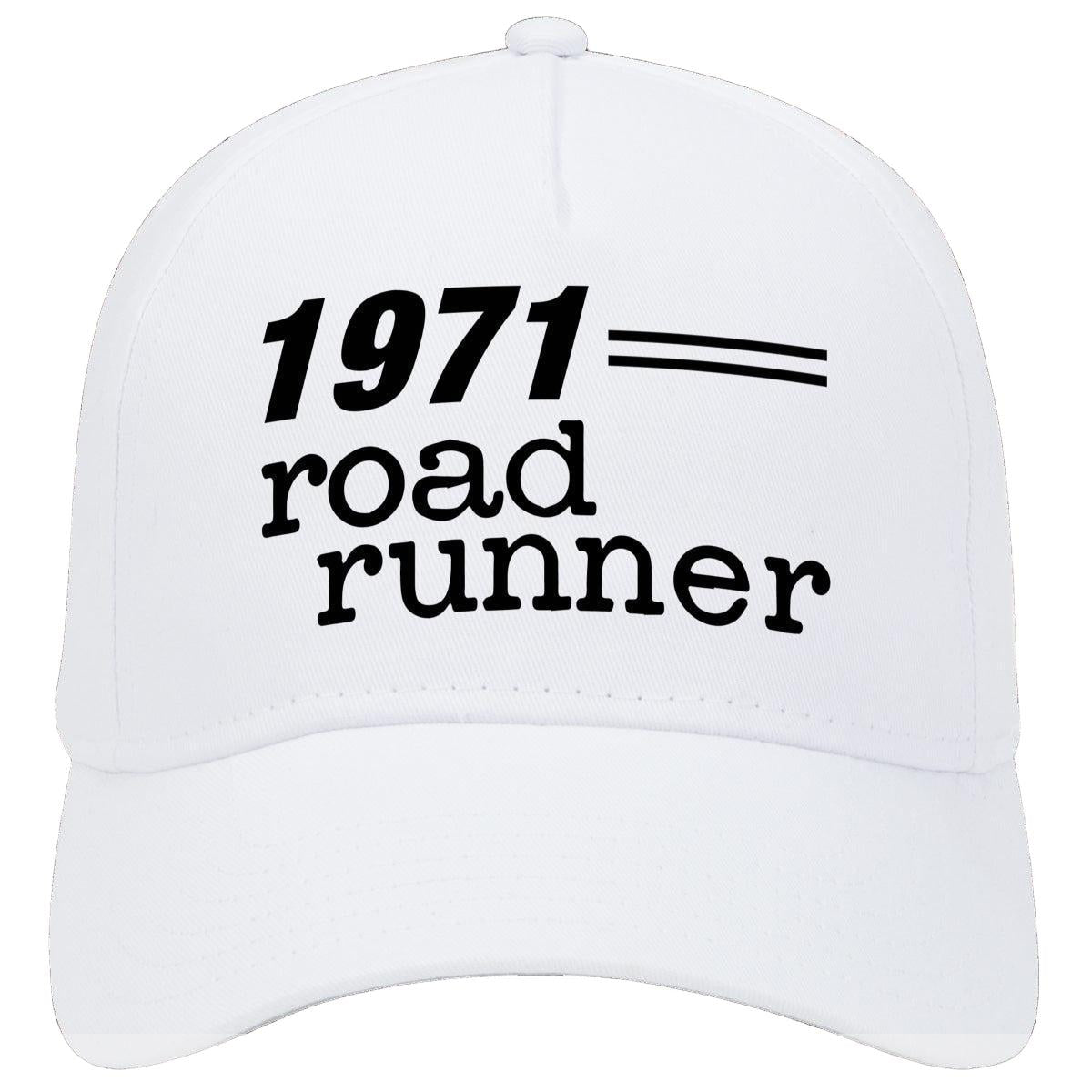1971 Plymouth Road Runner Car Hat White Model