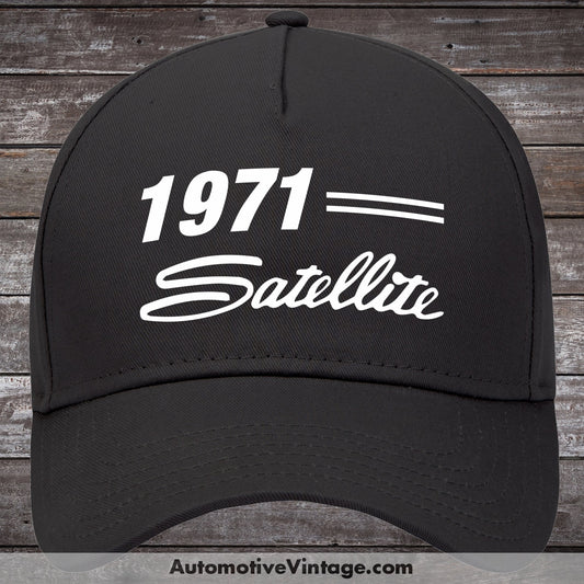 1971 Plymouth Satellite Car Hat Black Model