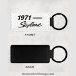 1971 Buick Skylark Leather Car Key Chain Model Keychains