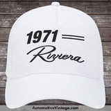 1971 Buick Riviera Classic Car Model Hat White