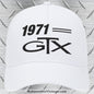 1971 Plymouth GTX Car Model Hat White Car Model Hat