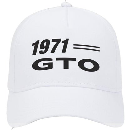 1971 Pontiac Gto Car Model Hat White