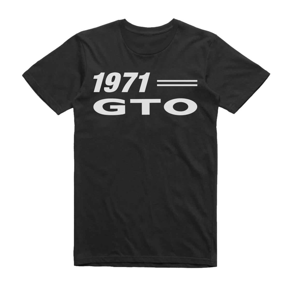 1971 Pontiac Gto Classic Muscle Car T-Shirt Black / S Model T-Shirt