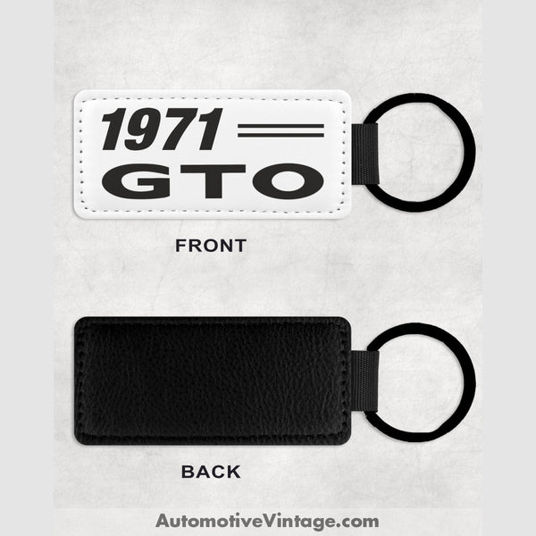 1971 Pontiac Gto Leather Car Keychain Model Keychains