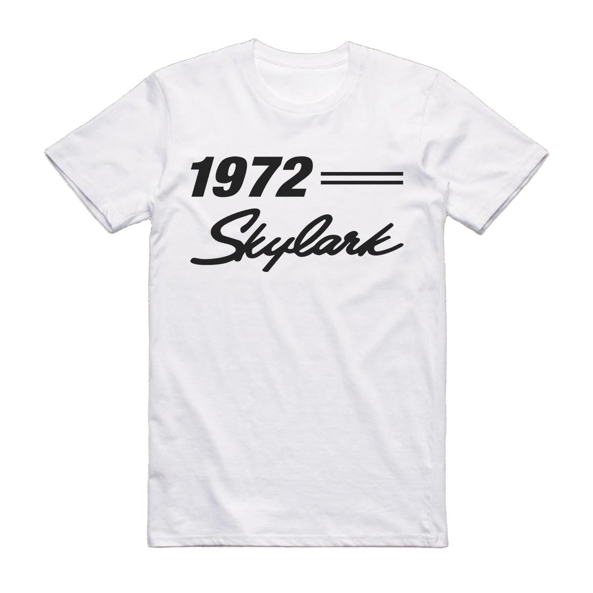 1972 Buick Skylark Classic Car T-Shirt White / S Model T-Shirt