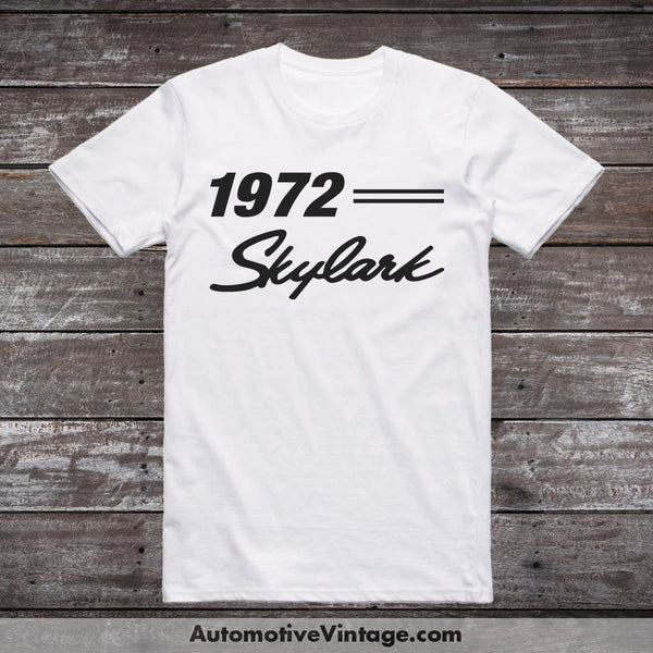 1972 Buick Skylark Classic Car T-Shirt White / S Model T-Shirt