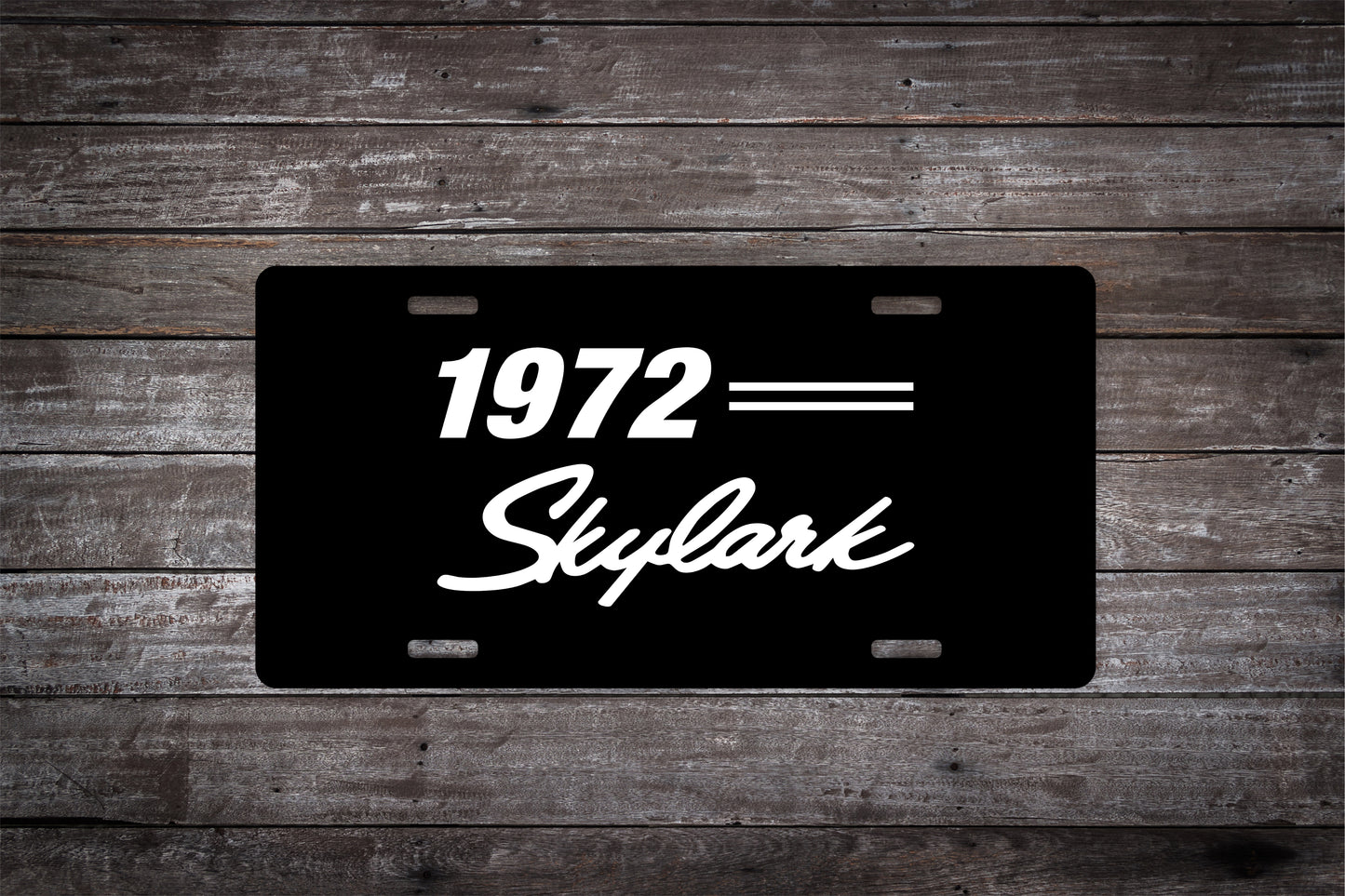 1972 72 Buick Skylark Car License Plate