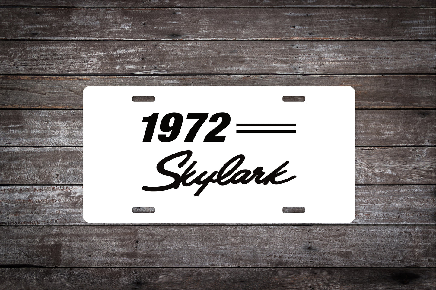 1972 72 Buick Skylark Car License Plate