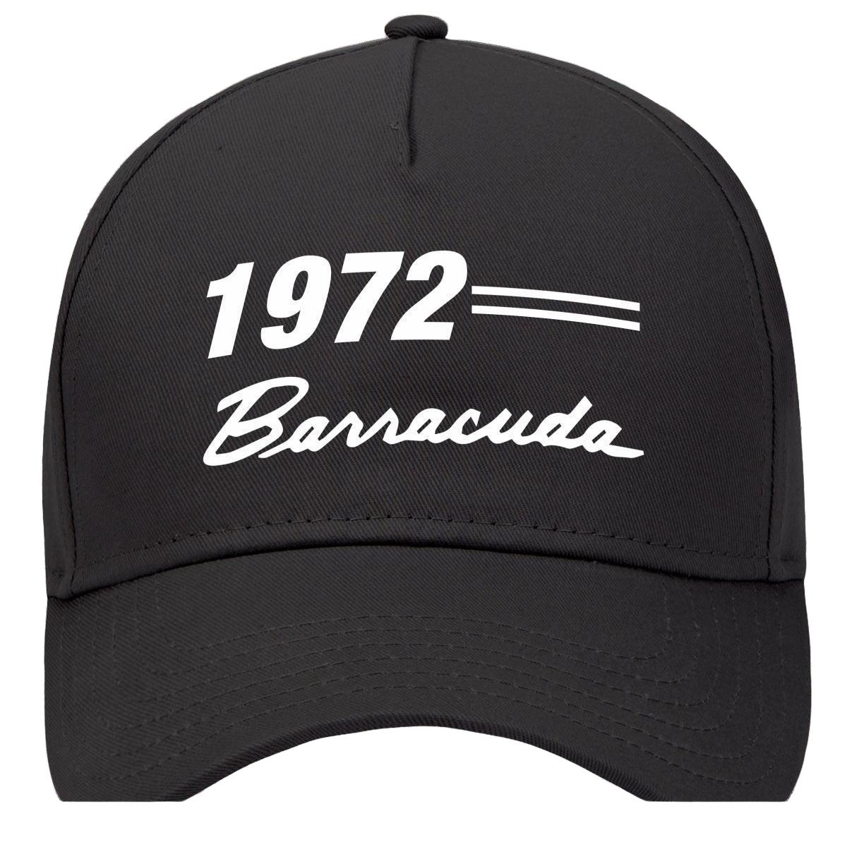 1972 Plymouth Barracuda Car Hat Black Model