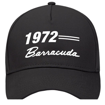 1972 Plymouth Barracuda Car Hat Black Model