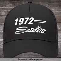 1972 Plymouth Satellite Car Hat Black Model