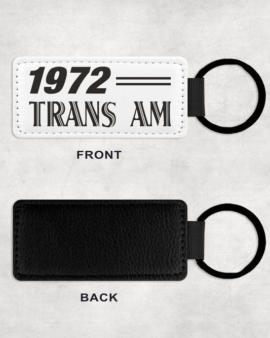 1972 72 Pontiac Trans Am Leather Car Keychain