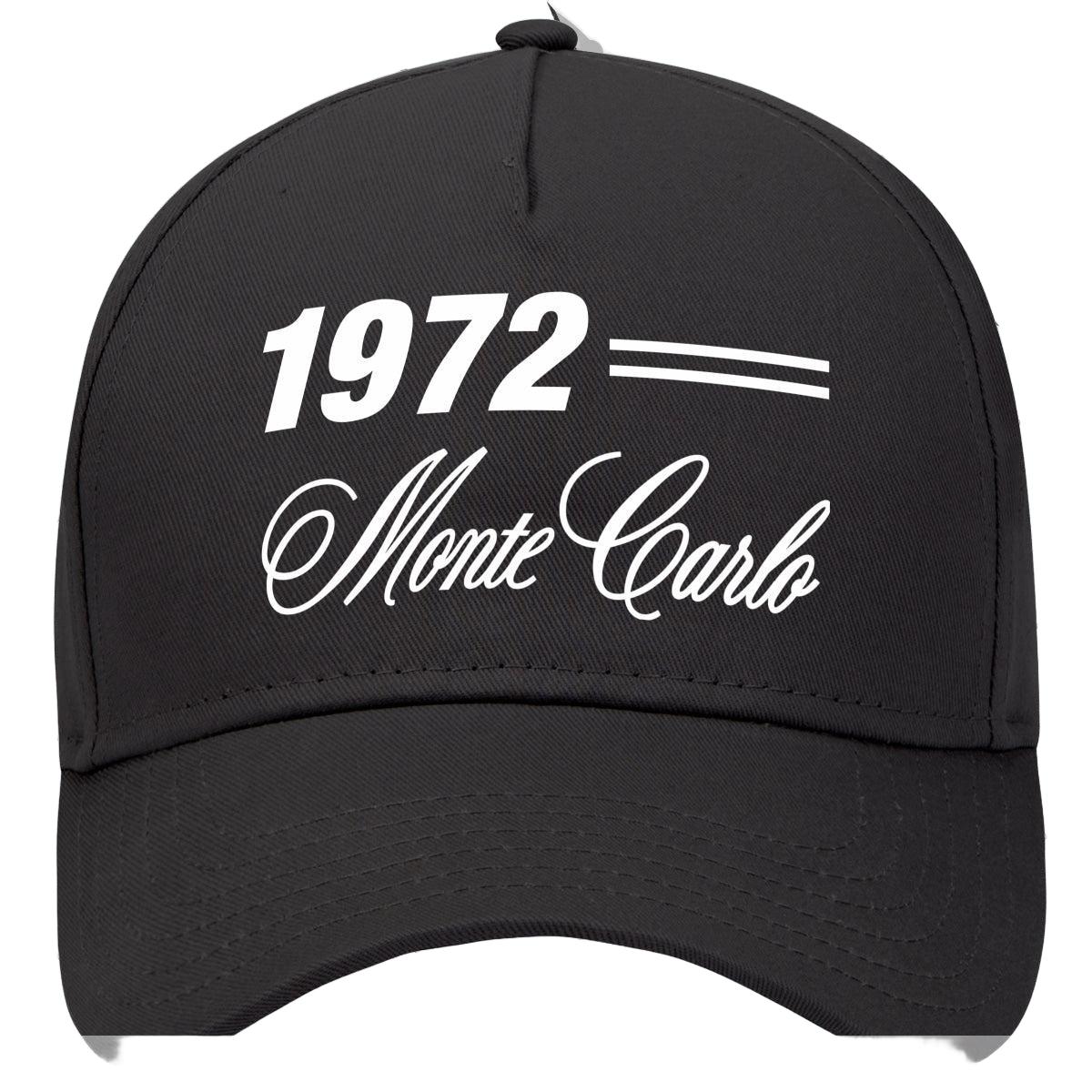 1972 Chevrolet Monte Carlo Classic Car Hat Black Model