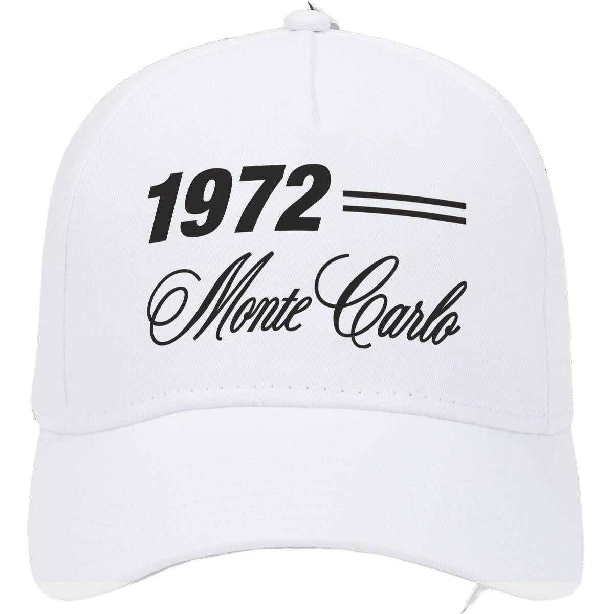 1972 Chevrolet Monte Carlo Classic Car Hat White Model