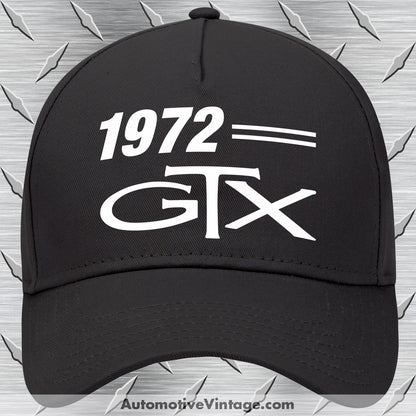 1972 Plymouth GTX Car Model Hat Black Car Model Hat