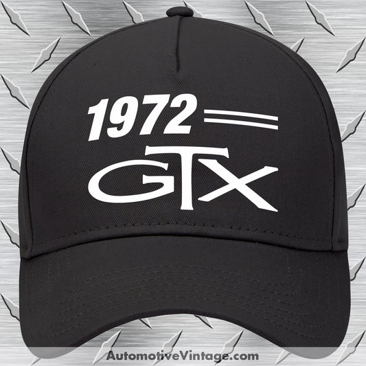1972 Plymouth GTX Car Model Hat Black Car Model Hat