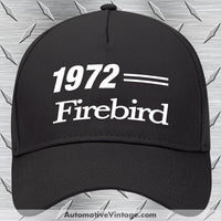 1972 Pontiac Firebird Car Model Hat Black