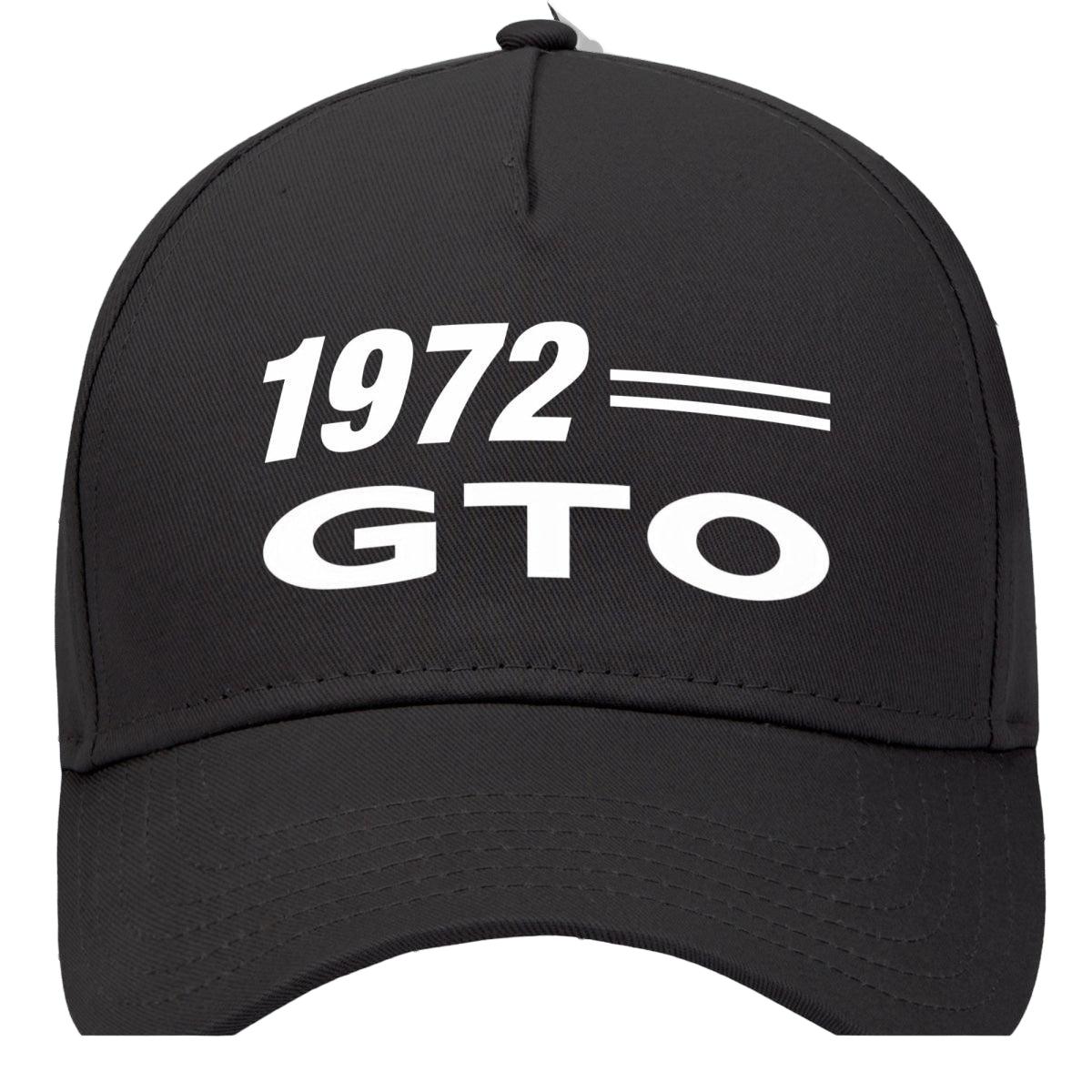 1972 Pontiac Gto Car Model Hat Black