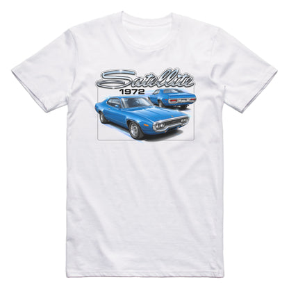 1972 72 Plymouth Satellite Retro Muscle Car T-shirt