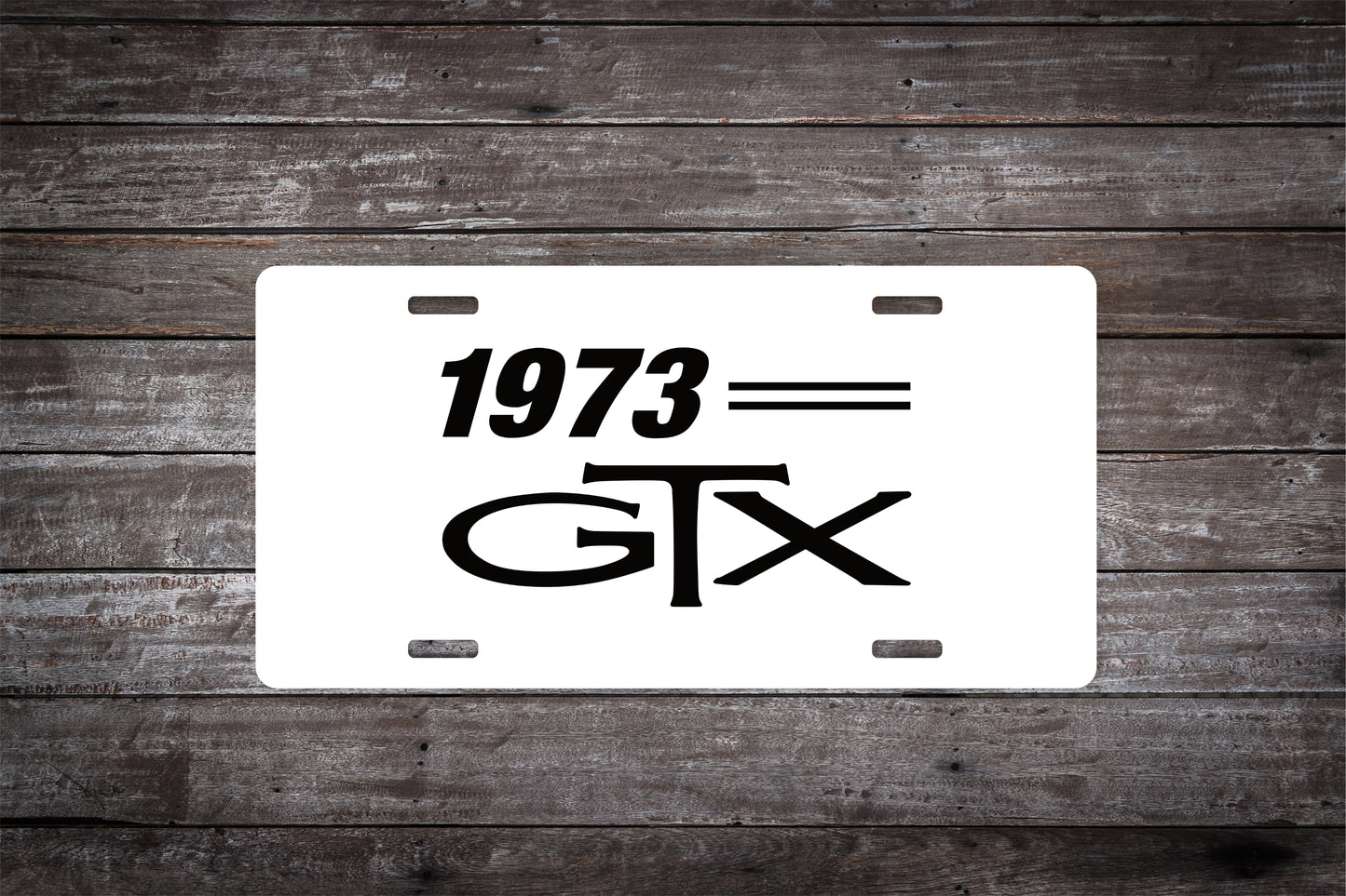 1973 Plymouth GTX Car License Plate