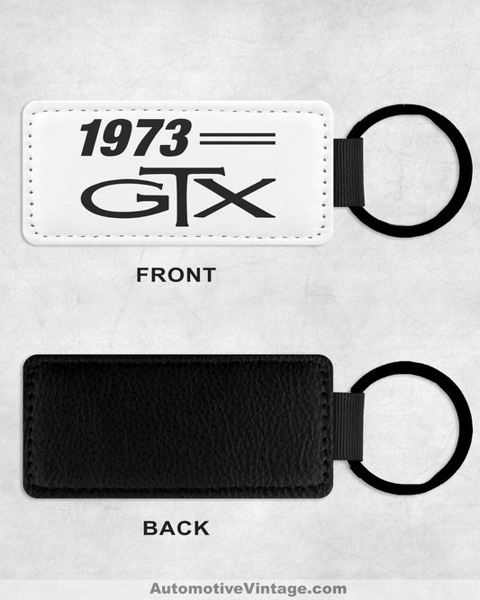 1973 Plymouth GTX Leather Car Keychain