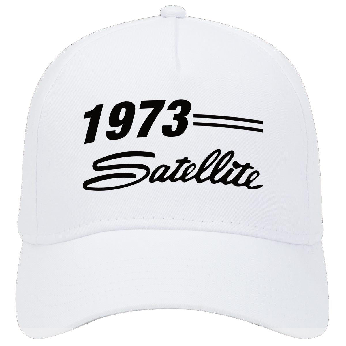 1973 Plymouth Satellite Car Hat White Model