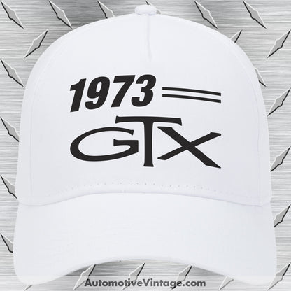 1973 Plymouth GTX Car Model Hat White Car Model Hat