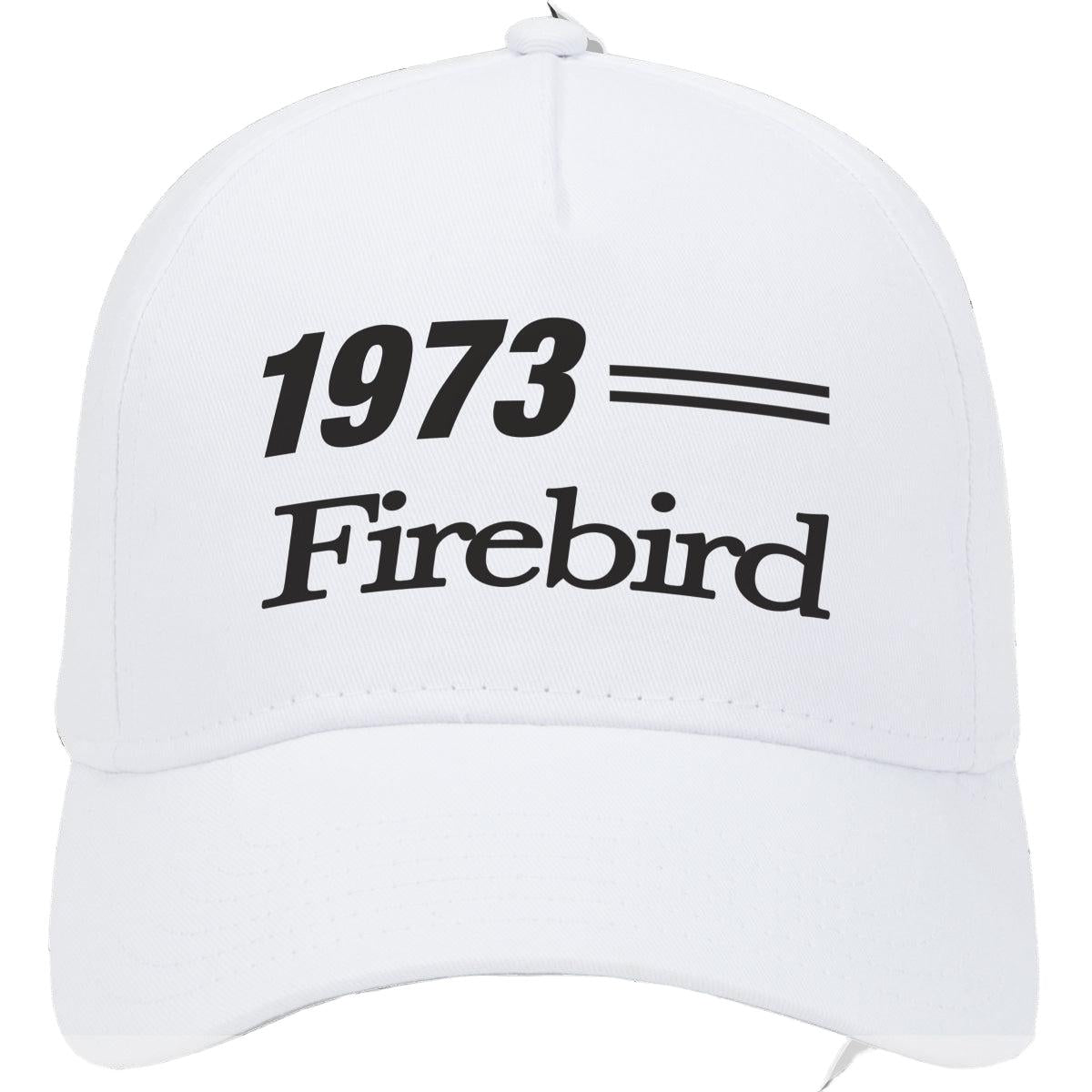1973 Pontiac Firebird Car Model Hat White