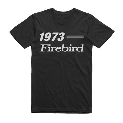 1973 Pontiac Firebird T-Shirt Black / S Car Model T-Shirt