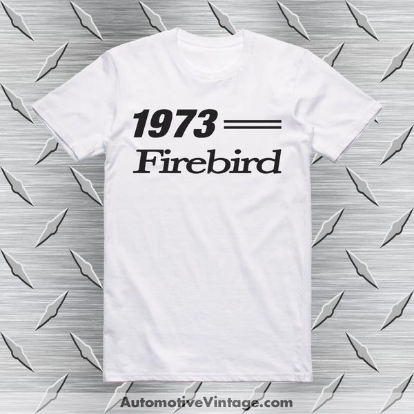 1973 Pontiac Firebird T-Shirt White / S Car Model T-Shirt